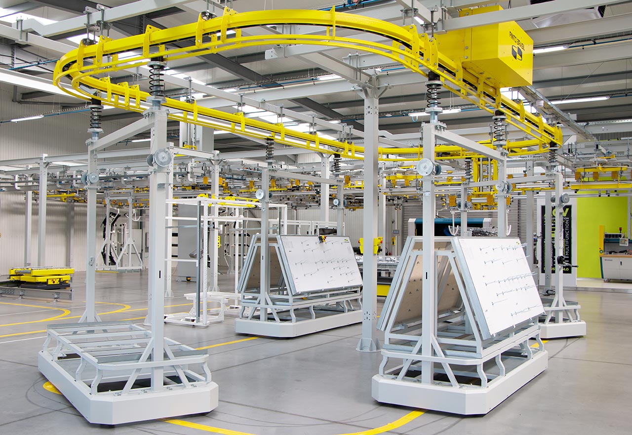 Overhang Assembly Line Automated Electrified Monorail System (EMS)