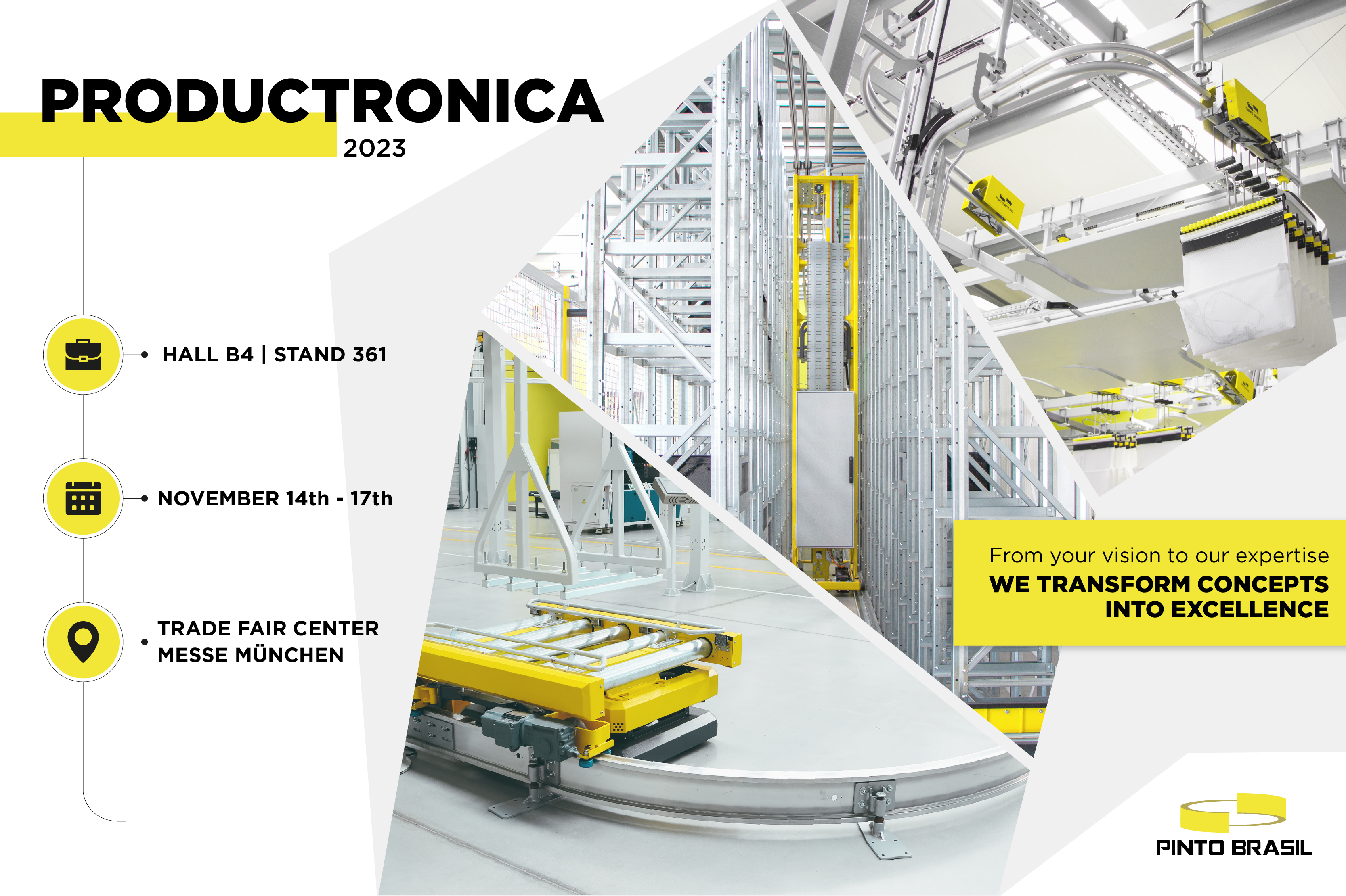 Read more about the article Discover Pinto Brasil’s Cutting-Edge Products at Productronica 2023 in Munich
